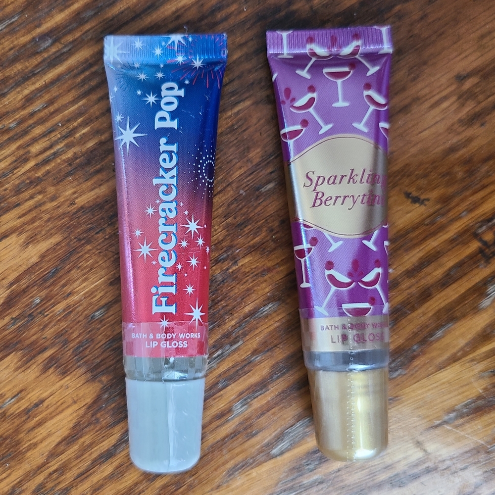 🔥FIRE 50% OFF SALE🔥 👄🍾💄NWT‼️ Bath & Body Works Pair of Lip Glosses